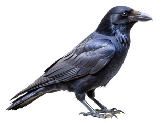 Crow isolated on transparent background