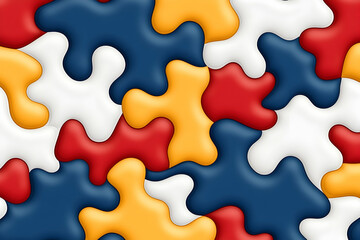 Obraz premium Abstract, colorful, textured pattern of blobs