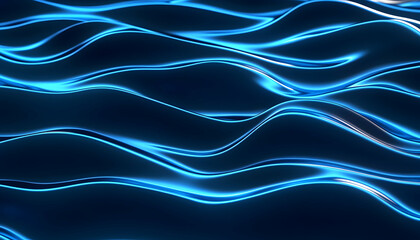 Fototapeta premium Abstract flowing light waves