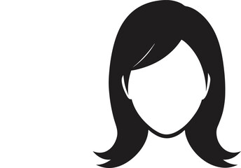 woman hair silhouette vector art