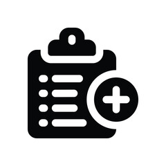 Fototapeta premium planning glyph icon. Strong and solid vector icon for websites, mobile interfaces, presentations, and visual branding. High quality and easy to edit.