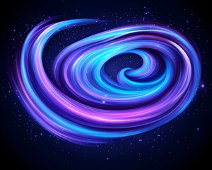 Obraz premium Abstract swirling cosmic vortex (2)