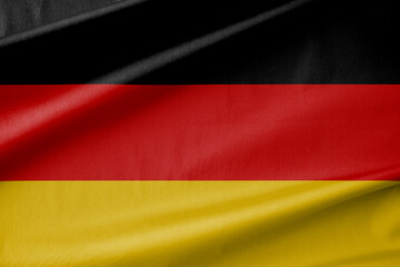 Germany National Flag Waving in the Wind