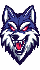 Angry wolf head graphic design (1)