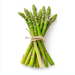 Harvesting Fresh Asparagus Farm Field Food Photography Natural Light Close-Up Healthy Eating Concept