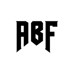 ABF letter logo design for technology company. ABF logo design black and white color combination. ABF logo, ABF vector, ABF design, ABF icon, ABF alphabet. ABF typography logo design.