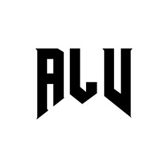 ALV letter logo design for technology company. ALV logo design black and white color combination. ALV logo, ALV vector, ALV design, ALV icon, ALV alphabet. ALV typography logo design.
