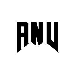ANV letter logo design for technology company. ANV logo design black and white color combination. ANV logo, ANV vector, ANV design, ANV icon, ANV alphabet. ANV typography logo design.