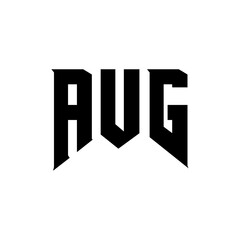 AUG letter logo design for technology company. AUG logo design black and white color combination. AUG logo, AUG vector, AUG design, AUG icon, AUG alphabet. AUG typography logo design.