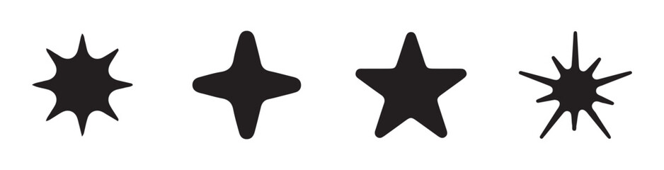 Bright sparkle, star sparkle, shiny flash star. Star shine sparkle icon. Vector illustration eps 10