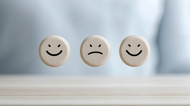Customer feedback, rating, and review concept
