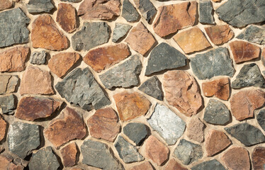 Color stone wall texture