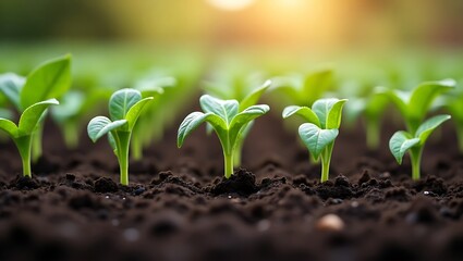 young green sprouts