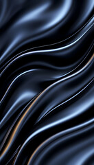 Fototapeta premium Dark, luxurious, flowing fabric