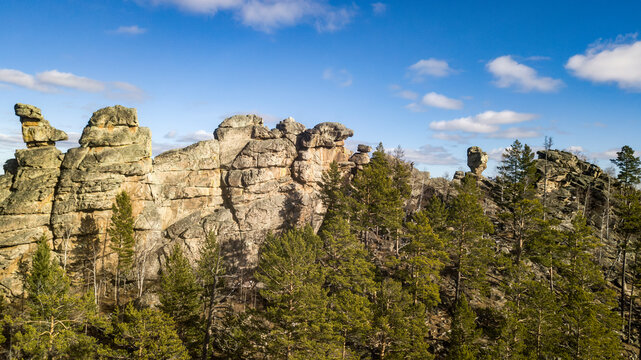 Kadalinskie rocks (Dvortsy tract), Chita, Zabaykalsky, Siberia, Russia