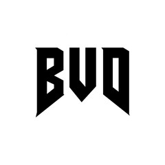 BVD letter logo design for technology company. BVD logo design black and white color combination. BVD logo, BVD vector, BVD design, BVD icon, BVD alphabet. BVD typography logo design.
