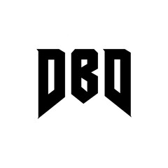DBD letter logo design for technology company. DBD logo design black and white color combination. DBD logo, DBD vector, DBD design, DBD icon, DBD alphabet. DBD typography logo design.
