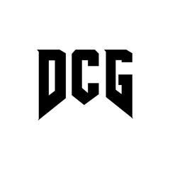 DCG letter logo design for technology company. DCG logo design black and white color combination. DCG logo, DCG vector, DCG design, DCG icon, DCG alphabet. DCG typography logo design.