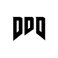 DDD letter logo design for technology company. DDD logo design black and white color combination. DDD logo, DDD vector, DDD design, DDD icon, DDD alphabet. DDD typography logo design.