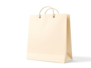 Elegant Paper Shopping Bag Mockup with Sleek Finish for Branding