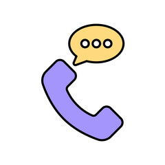 Icon a communicate, isolated against a clean background.