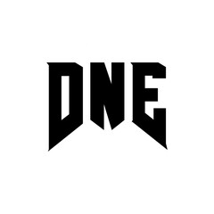 DNE letter logo design for technology company. DNE logo design black and white color combination. DNE logo, DNE vector, DNE design, DNE icon, DNE alphabet. DNE typography logo design.