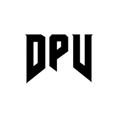 DPV letter logo design for technology company. DPV logo design black and white color combination. DPV logo, DPV vector, DPV design, DPV icon, DPV alphabet. DPV typography logo design.