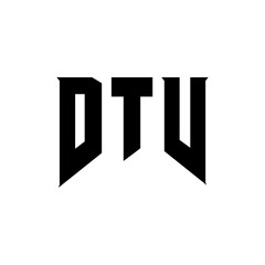 DTV letter logo design for technology company. DTV logo design black and white color combination. DTV logo, DTV vector, DTV design, DTV icon, DTV alphabet. DTV typography logo design.