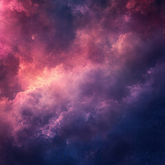 Obraz premium vibrant cosmic background featuring swirling clouds of pink, purple, and blue hues, creating dreamy and ethereal atmosphere