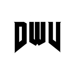 DWV letter logo design for technology company. DWV logo design black and white color combination. DWV logo, DWV vector, DWV design, DWV icon, DWV alphabet. DWV typography logo design.