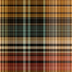 Warm fall gingham tartan check seamless pattern. Woven classic variegated ombre check texture with fabric effect. Repeatable tile for fashion and home decor soft furnishing design. 
