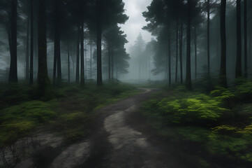 Fototapeta premium morning in the forest