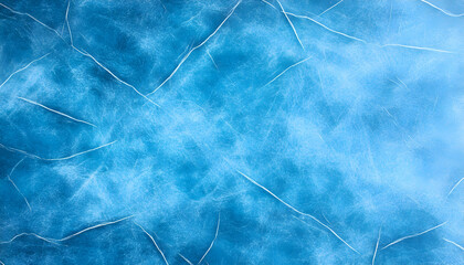 Obraz premium Frozen blue surface texture
