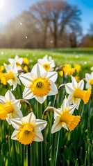 Obraz premium daffodils in spring