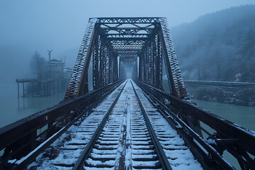 Fototapeta premium Nature is the most beautiful artist, whose landscapes take your breath away. Mountains with their high cliffs, forests, and rivers create scenes that remind us of the beauty of life.