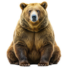 Obraz premium brown bear isolated on white