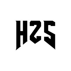 HZS letter logo design for technology company. HZS logo design black and white color combination. HZS logo, HZS vector, HZS design, HZS icon, HZS alphabet. HZS typography logo design.