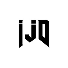IJD letter logo design for technology company. IJD logo design black and white color combination. IJD logo, IJD vector, IJD design, IJD icon, IJD alphabet. IJD typography logo design.