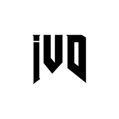 IVD letter logo design for technology company. IVD logo design black and white color combination. IVD logo, IVD vector, IVD design, IVD icon, IVD alphabet. IVD typography logo design.