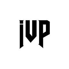 IVP letter logo design for technology company. IVP logo design black and white color combination. IVP logo, IVP vector, IVP design, IVP icon, IVP alphabet. IVP typography logo design.