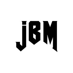 JBM letter logo design for technology company. JBM logo design black and white color combination. JBM logo, JBM vector, JBM design, JBM icon, JBM alphabet. JBM typography logo design.