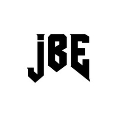 JBE letter logo design for technology company. JBE logo design black and white color combination. JBE logo, JBE vector, JBE design, JBE icon, JBE alphabet. JBE typography logo design.