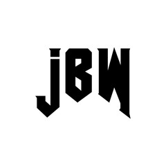 JBW letter logo design for technology company. JBW logo design black and white color combination. JBW logo, JBW vector, JBW design, JBW icon, JBW alphabet. JBW typography logo design.