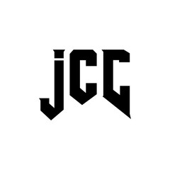 JCC letter logo design for technology company. JCC logo design black and white color combination. JCC logo, JCC vector, JCC design, JCC icon, JCC alphabet. JCC typography logo design.
