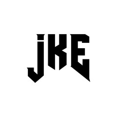 JKE letter logo design for technology company. JKE logo design black and white color combination. JKE logo, JKE vector, JKE design, JKE icon, JKE alphabet. JKE typography logo design.