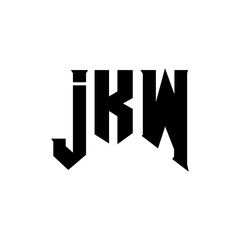 JKW letter logo design for technology company. JKW logo design black and white color combination. JKW logo, JKW vector, JKW design, JKW icon, JKW alphabet. JKW typography logo design.