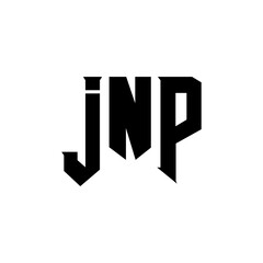 JNP letter logo design for technology company. JNP logo design black and white color combination. JNP logo, JNP vector, JNP design, JNP icon, JNP alphabet. JNP typography logo design.