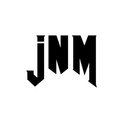 JNM letter logo design for technology company. JNM logo design black and white color combination. JNM logo, JNM vector, JNM design, JNM icon, JNM alphabet. JNM typography logo design.