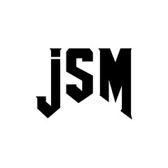 JSM letter logo design for technology company. JSM logo design black and white color combination. JSM logo, JSM vector, JSM design, JSM icon, JSM alphabet. JSM typography logo design.
