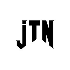 JTN letter logo design for technology company. JTN logo design black and white color combination. JTN logo, JTN vector, JTN design, JTN icon, JTN alphabet. JTN typography logo design.
